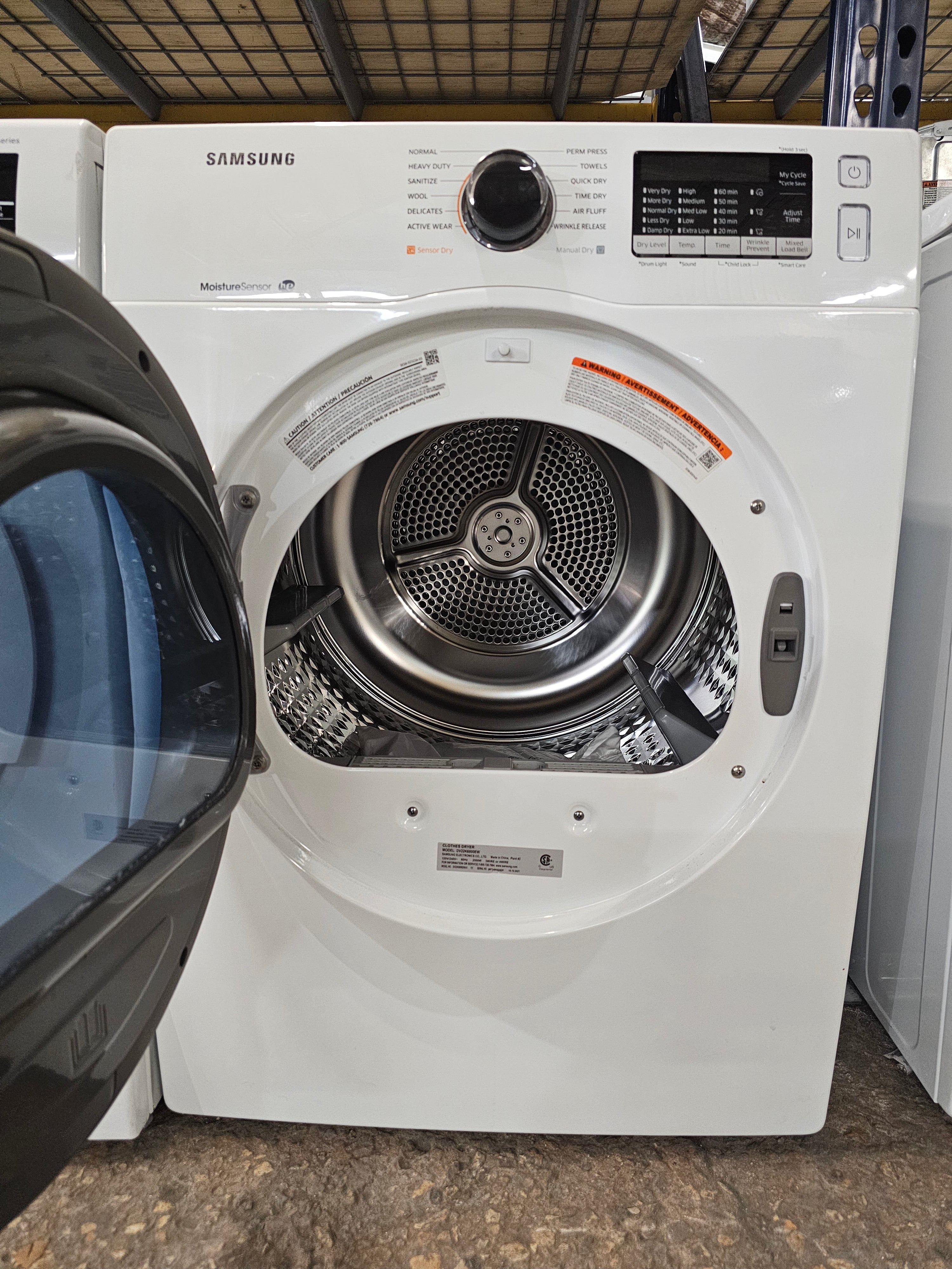 Samsung - 4.0 Cu. Ft. Stackable Electric Dryer - White